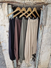 Calico full oversized pants