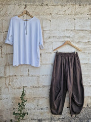 Abaco oversized cotton pants