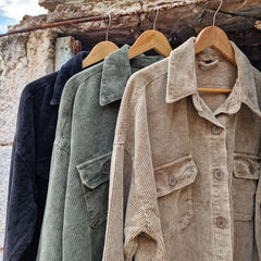 Tekoa κοτλέ πουκάμισο