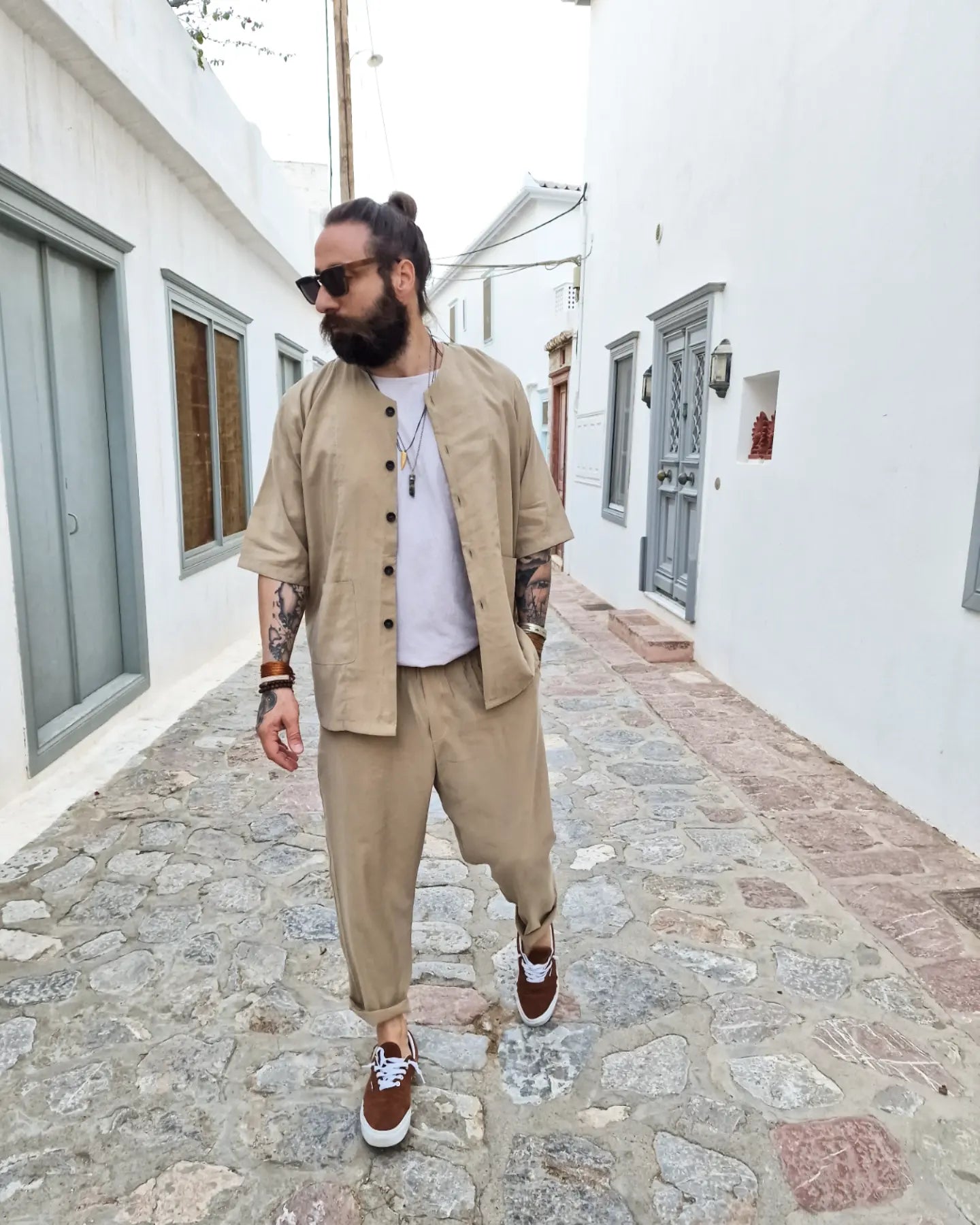 ANTILLAIS πουκάμισο σε κανονική γραμμή - Bohoskull