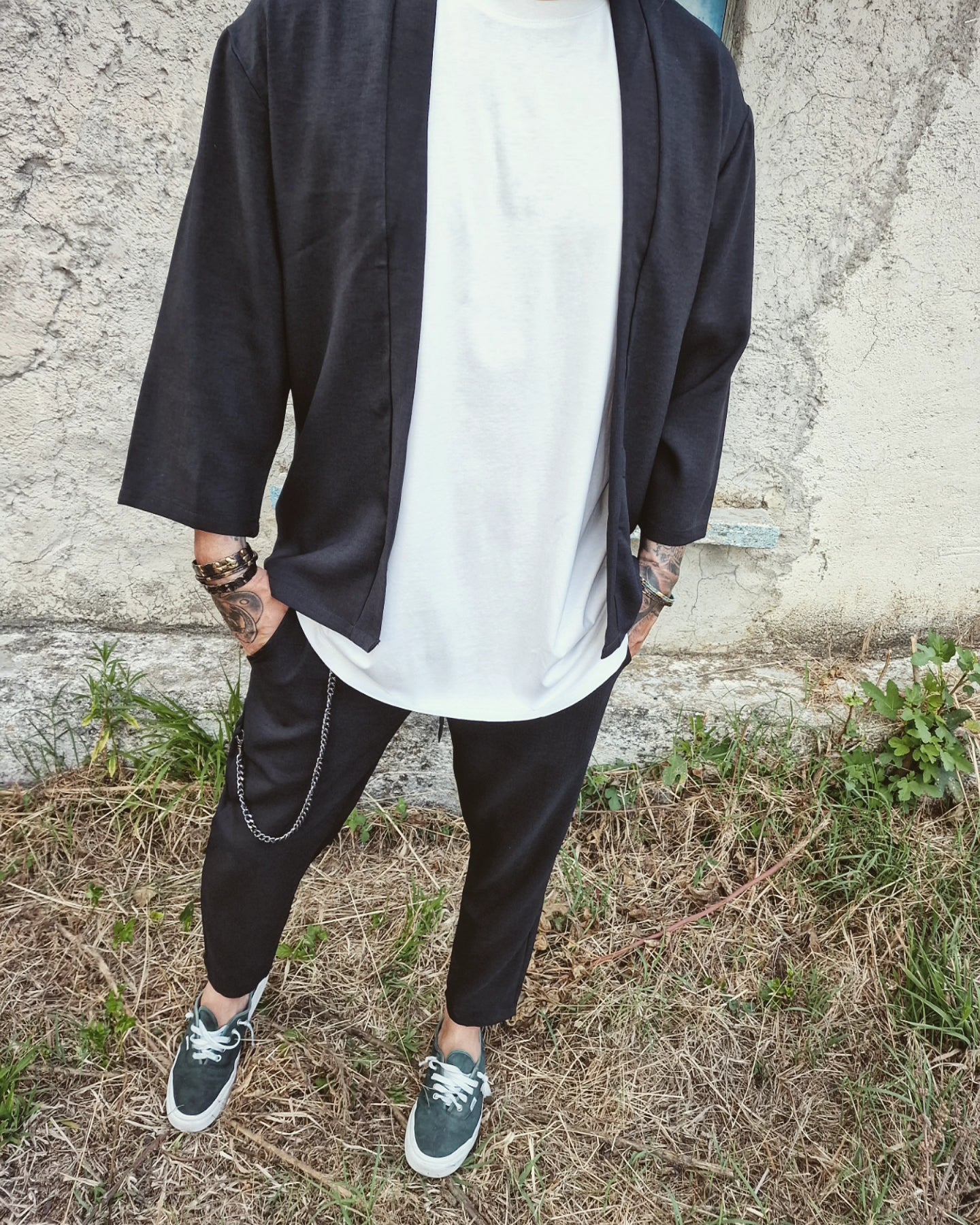 Aryaman σετ παντελόνι και κιμονό σε κανονική γραμμή - Bohoskull