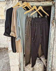 OLAF βαμβακερό παντελόνι σε κανονική γραμμή - Bohoskull