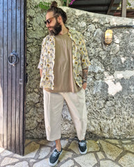 ALGER παντελόνι japanese σε άνετη γραμμή - Bohoskull