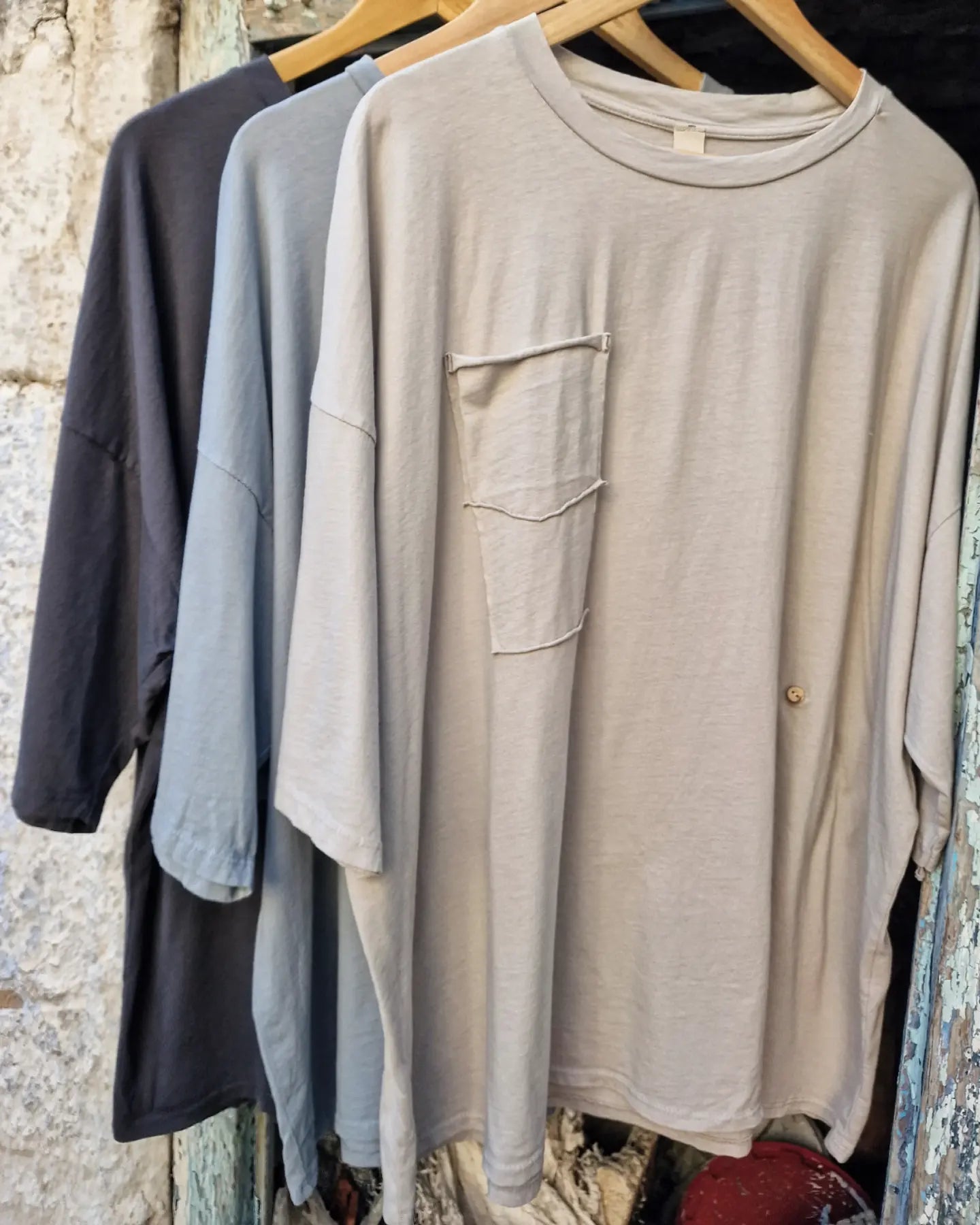 Spigot Mπλούζα Οversized σε Άνετη Γραμμή - Bohoskull