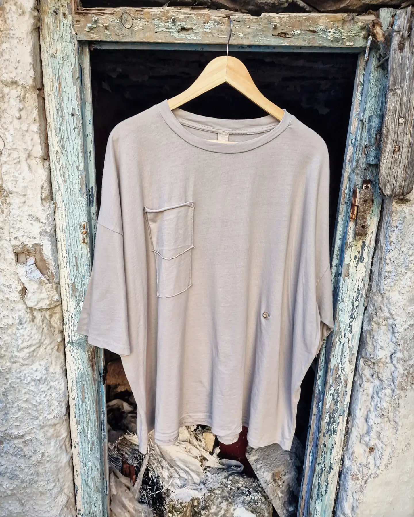 Spigot Mπλούζα Οversized σε Άνετη Γραμμή - Bohoskull