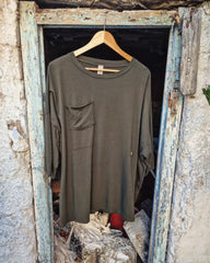 Spigot Mπλούζα Οversized σε Άνετη Γραμμή - Bohoskull