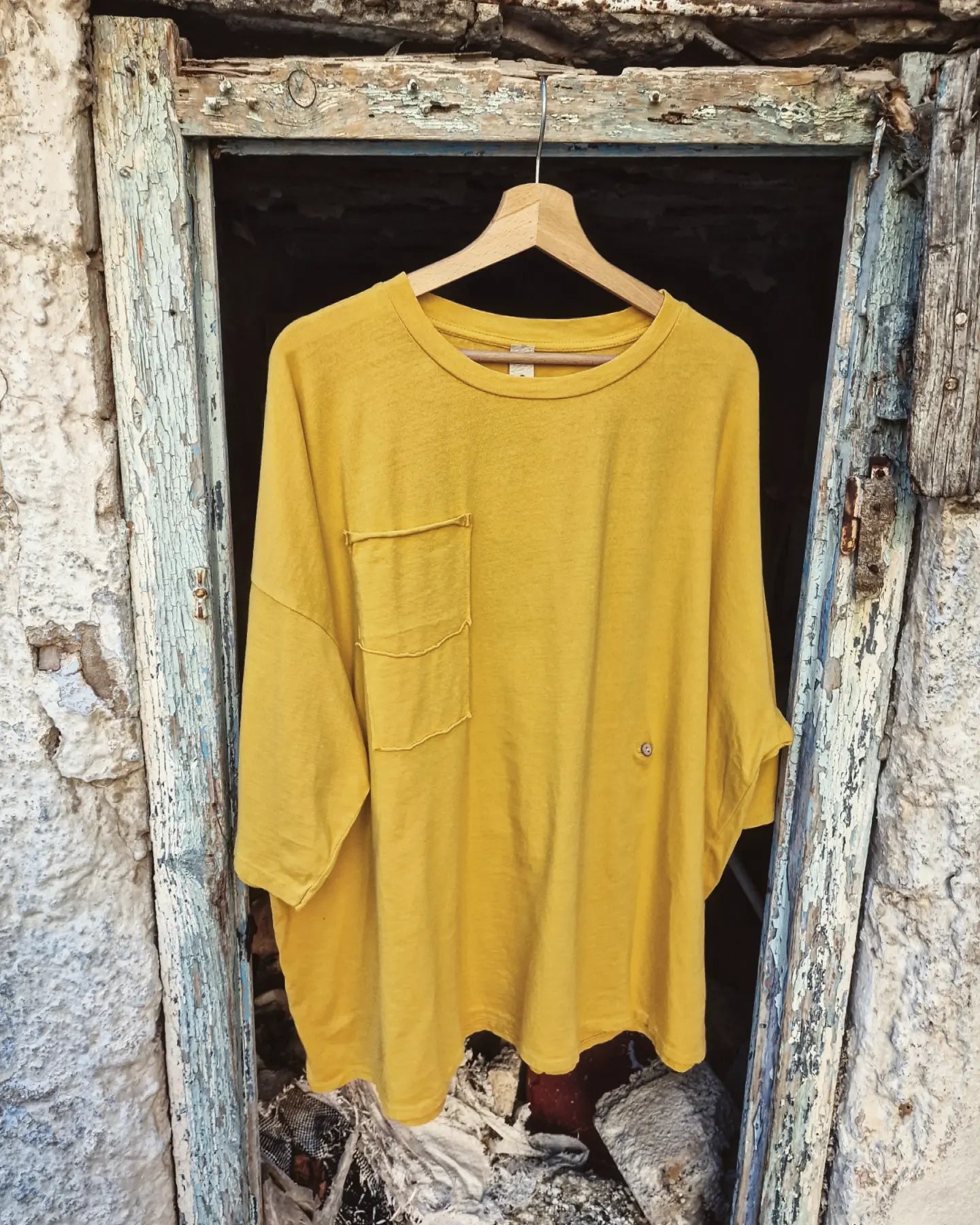 Spigot Mπλούζα Οversized σε Άνετη Γραμμή - Bohoskull