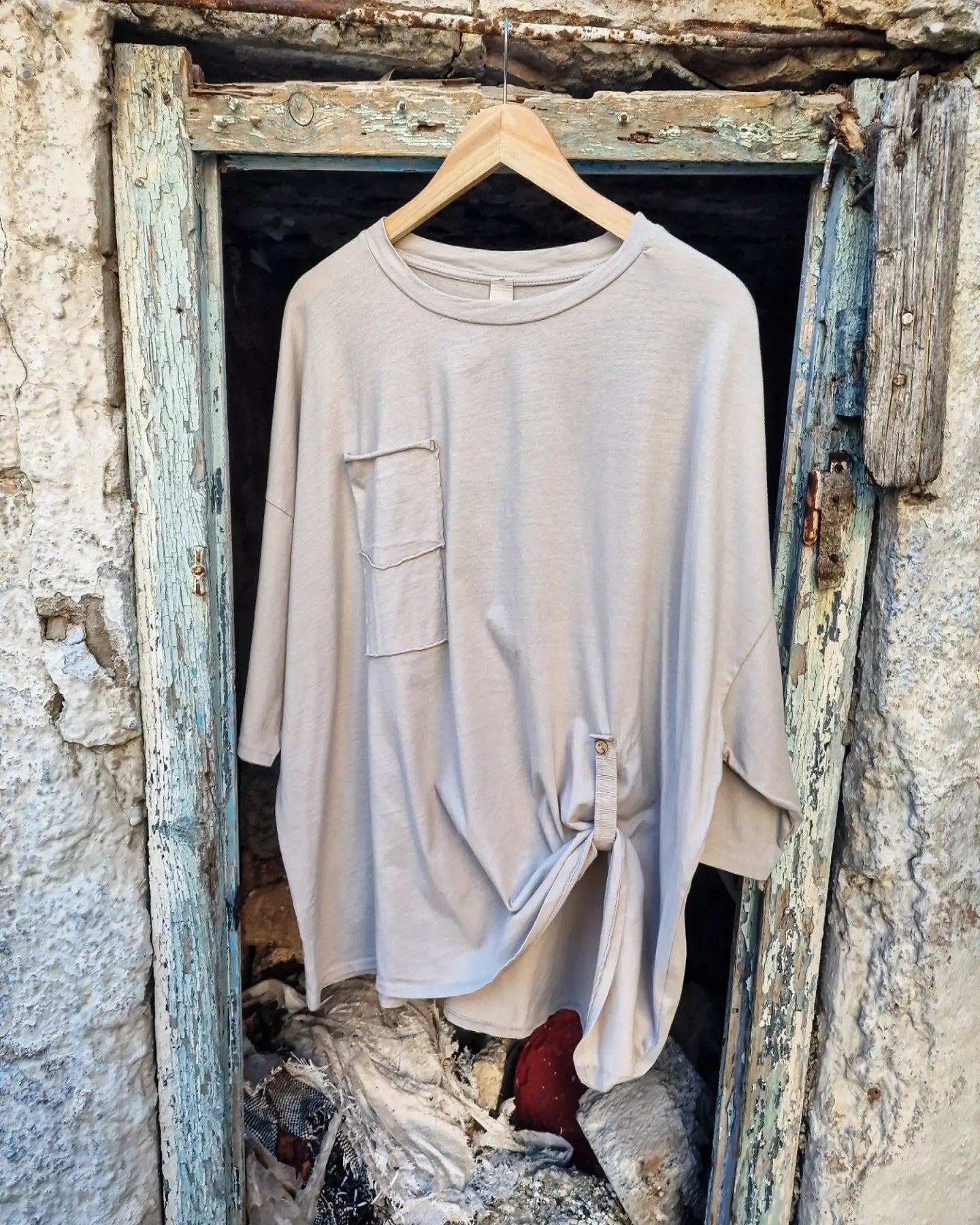 Spigot Mπλούζα Οversized σε Άνετη Γραμμή - Bohoskull