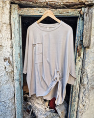 Spigot Mπλούζα Οversized σε Άνετη Γραμμή - Bohoskull