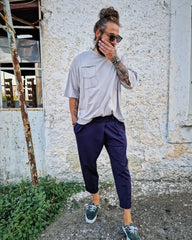 AESOP υφασμάτινο παντελόνι με κανονική προς άνετη γραμμή - Bohoskull