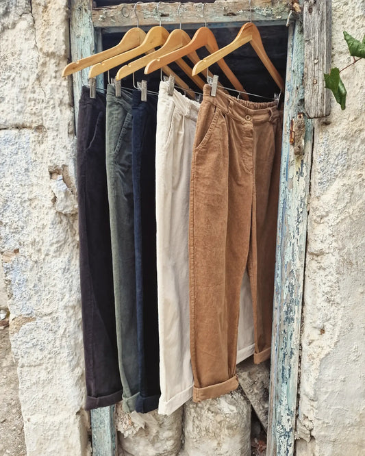 Fonzy κοτλέ παντελόνι σε κανονική γραμμή - Bohoskull