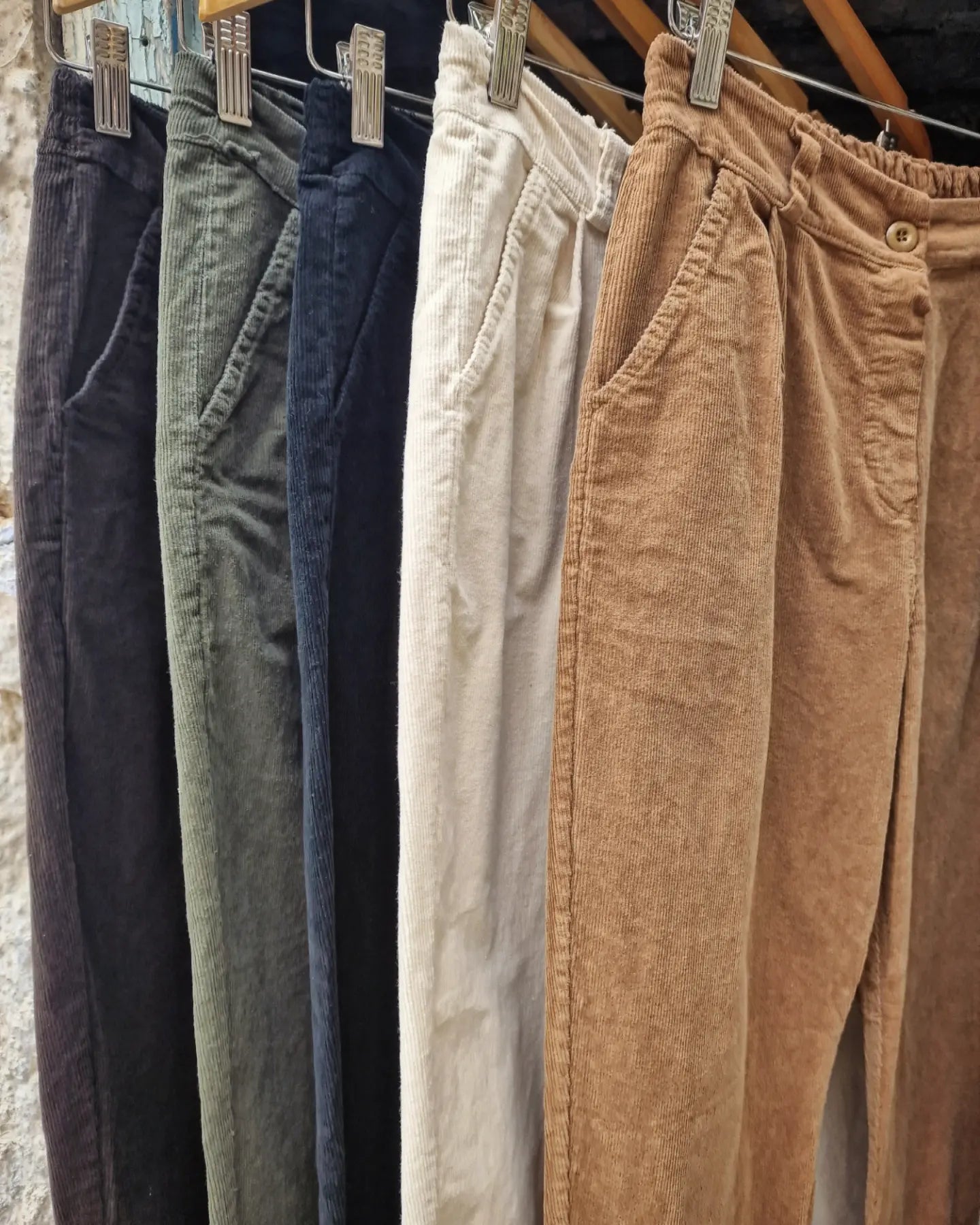 Fonzy κοτλέ παντελόνι σε κανονική γραμμή - Bohoskull