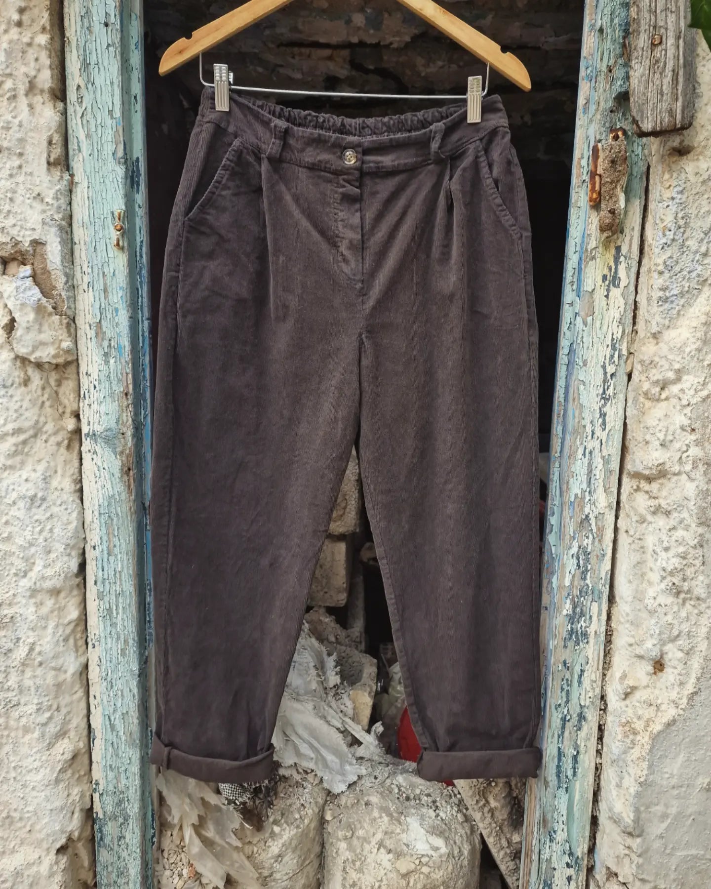 Fonzy κοτλέ παντελόνι σε κανονική γραμμή - Bohoskull