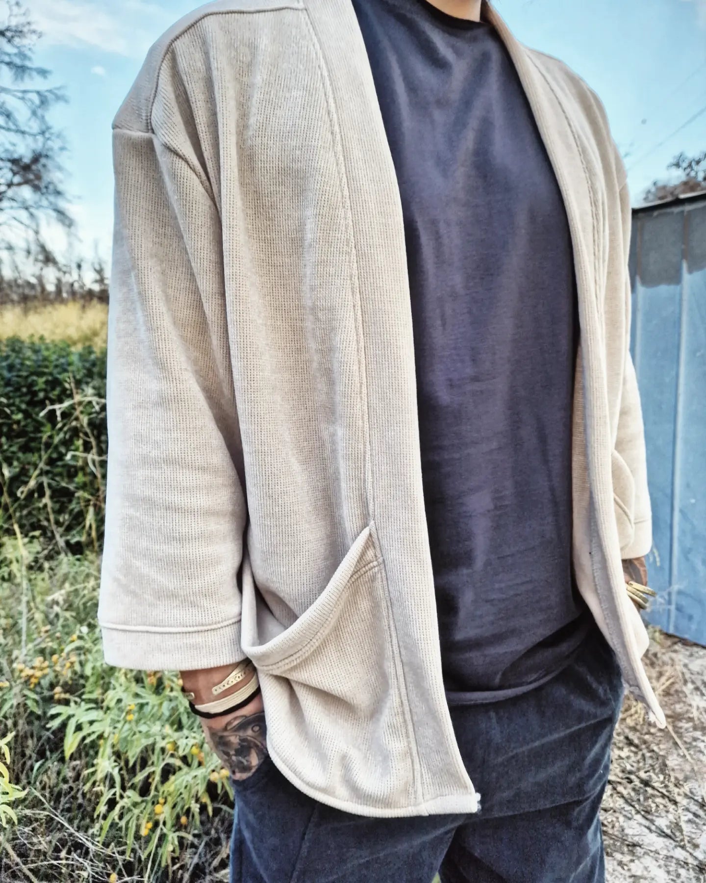 Gaios Κιμονό με άνετη γραμμή - Bohoskull