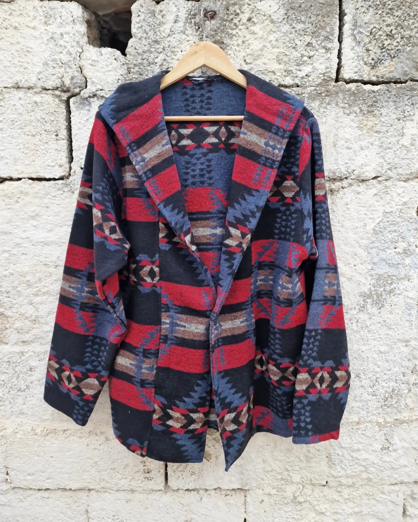 Aztec παλτό με κανονική γραμμή - Bohoskull