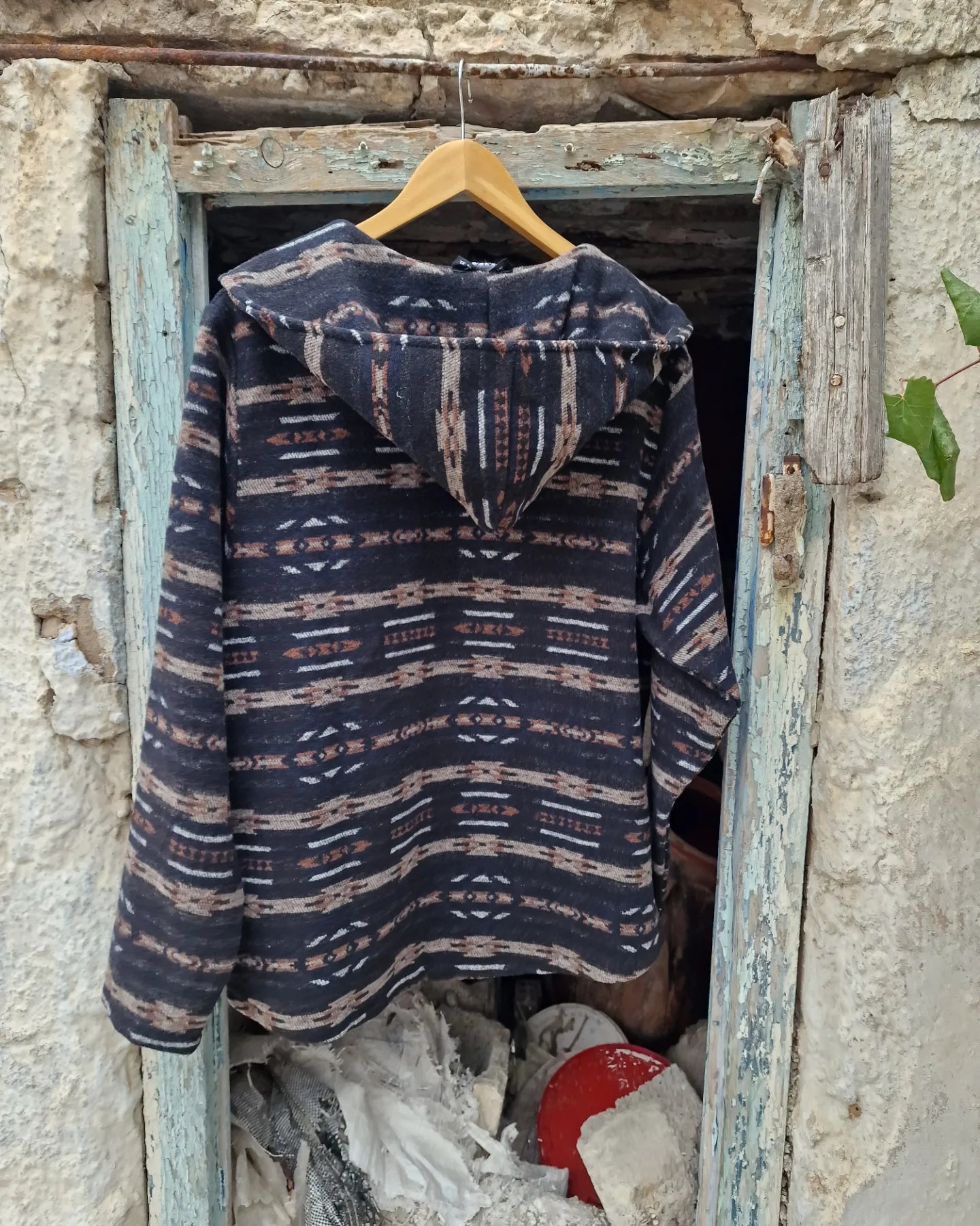 Aztec παλτό με κανονική γραμμή - Bohoskull