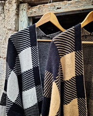 Andes poncho-cardigan one size oversized - Bohoskull