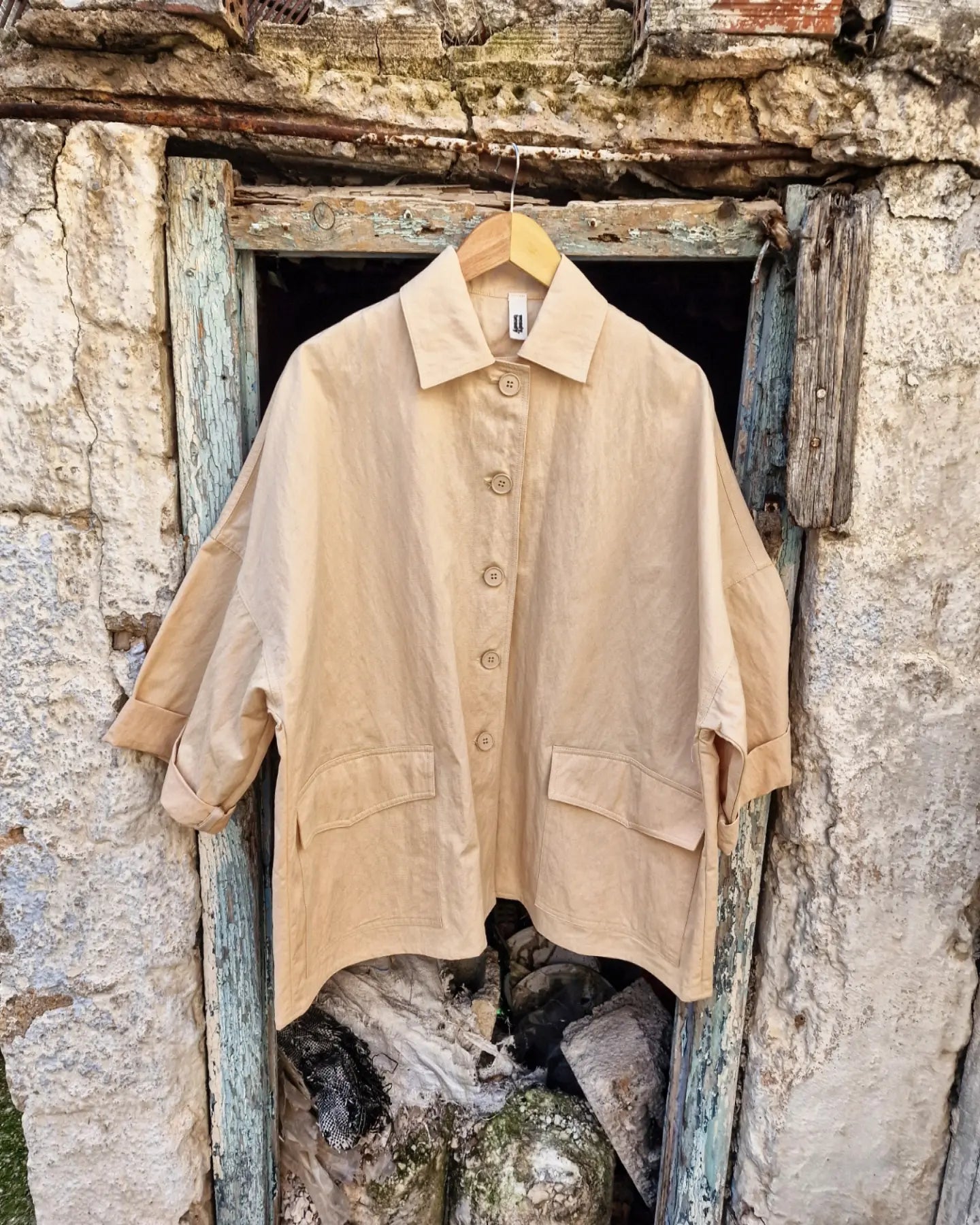 Tora japanese πουκάμισο onesize oversized - Bohoskull