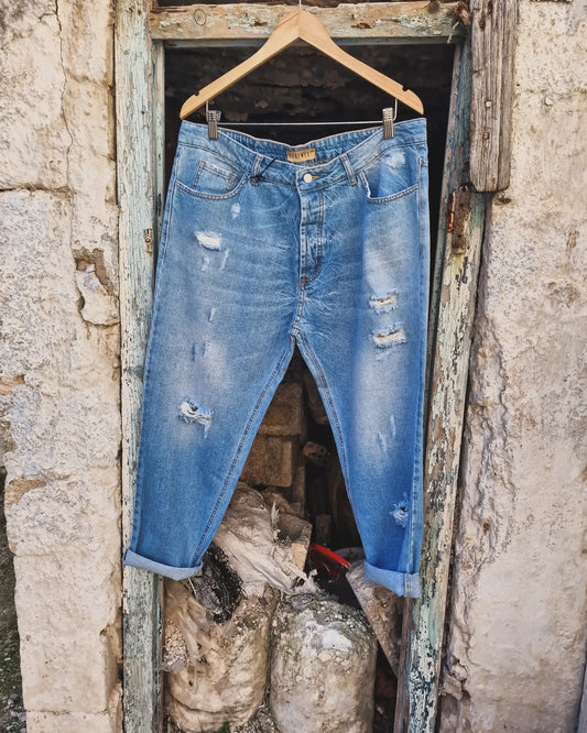 TEXAS Τζιν παντελόνι με κανονική γραμμή