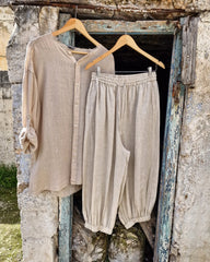 Ivin Λινό παντελόνι σε άνετη γραμμή