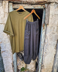 Kyron λινό παντελόνι σε άνετη γραμμή