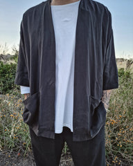 Colum σετ κιμονό και παντελόνι σε κανονική γραμμή