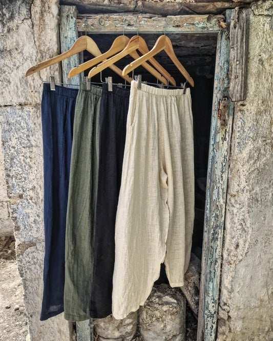 Cuzco Λινή παντελόνα