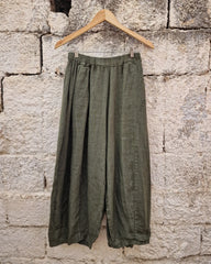 Hydra japanese oversized Λινή παντελόνα