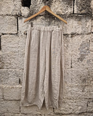 Hydra japanese oversized Λινή παντελόνα