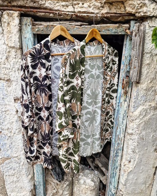 Faolan Κιμονό με άνετη γραμμή