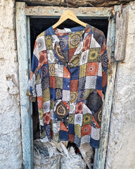 INDIASHIVA πουκαμίσα σε άνετη γραμμή - Bohoskull