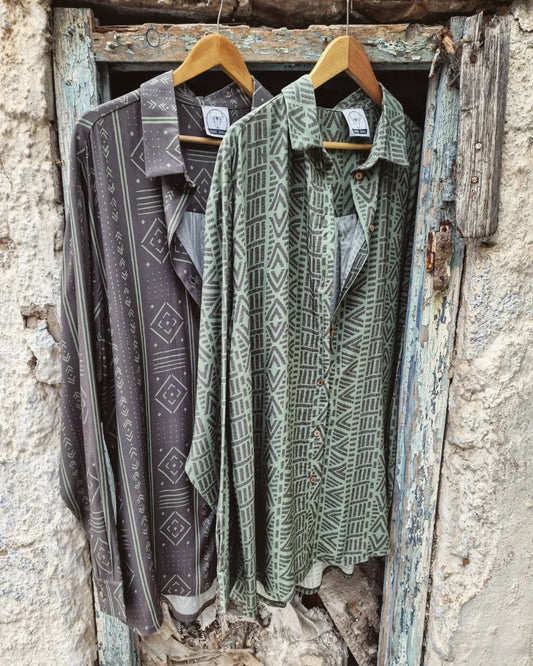 FISHER πουκαμίσα oversized - Bohoskull