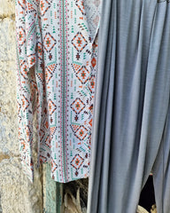 Paracas πουκάμισο σε κανονική γραμμή - Bohoskull