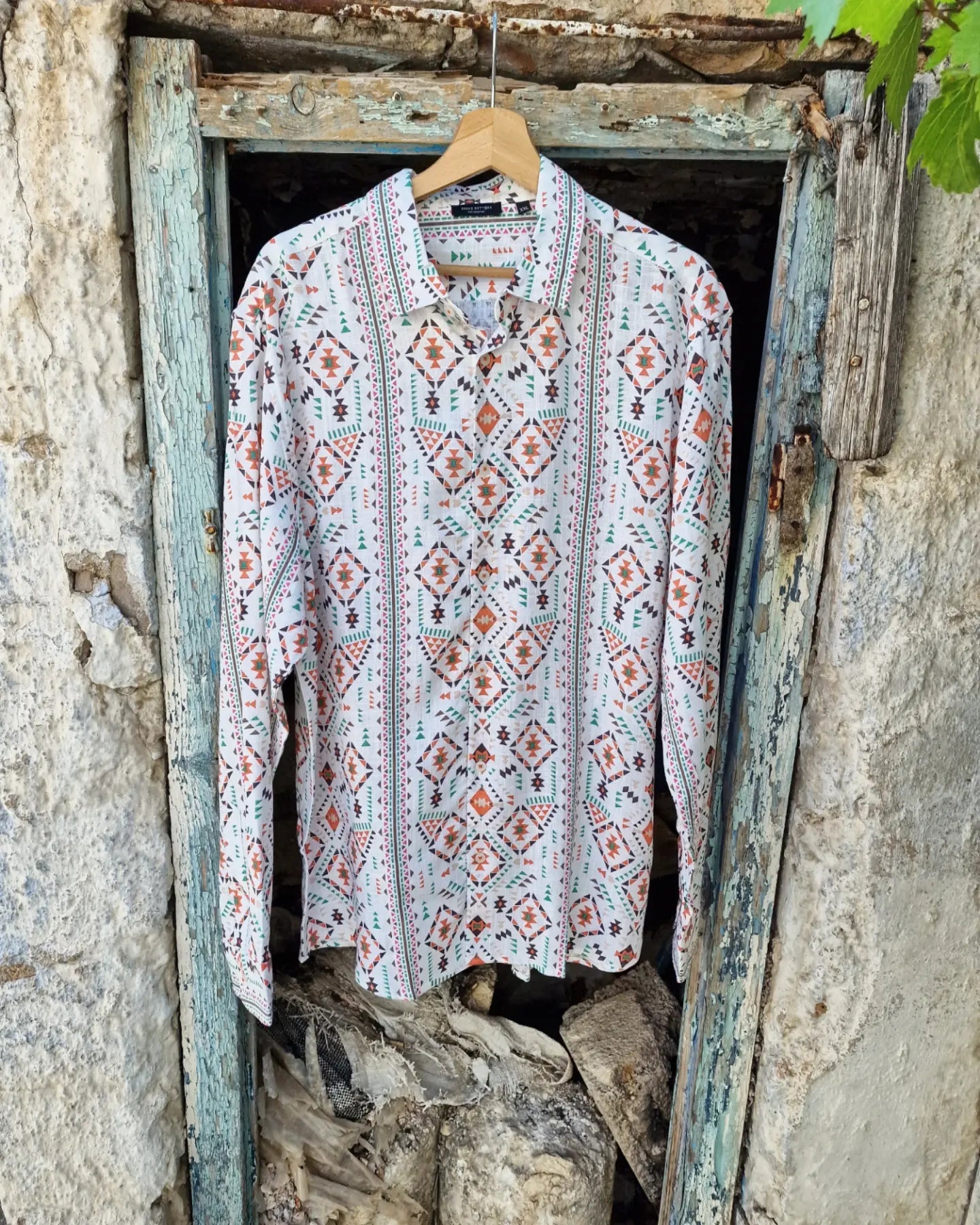 Paracas πουκάμισο σε κανονική γραμμή - Bohoskull