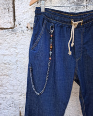 Marlino τζιν παντελόνι με κανονική γραμμή - Bohoskull