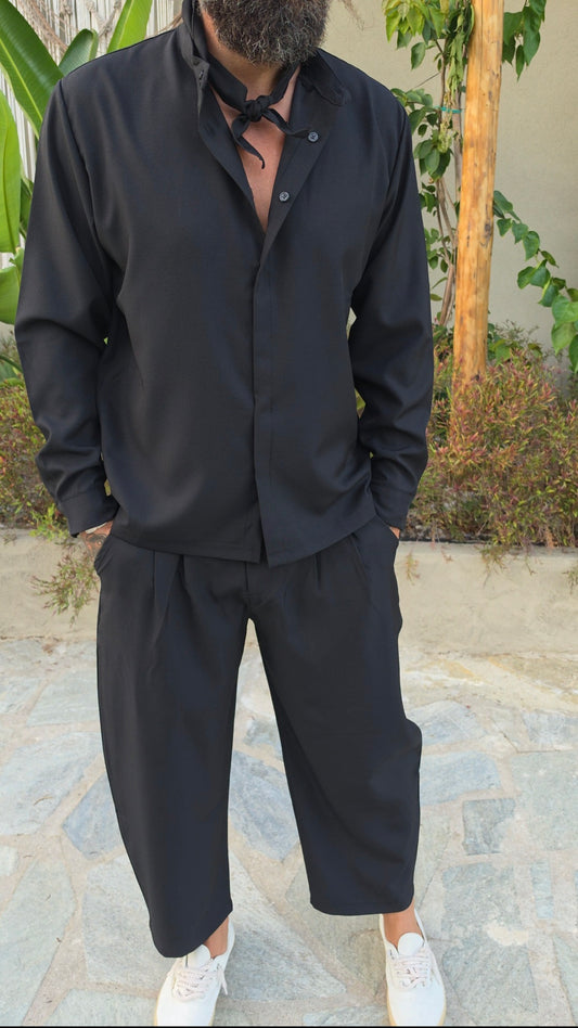 Humza set trousers shirt and scarf