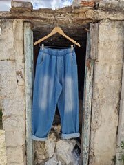 Misael jean oversized παντελόνι