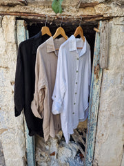 Maikel oversized linen shirt