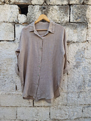 Maikel oversized linen shirt