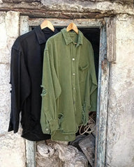 WOLFGANG JACKET-SHIRT oversized σε άνετη γραμμή - Bohoskull