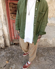 WOLFGANG JACKET-SHIRT oversized σε άνετη γραμμή - Bohoskull