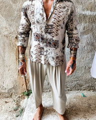 AARON υφασμάτινο παντελόνι onesize σε άνετη γραμμή - Bohoskull