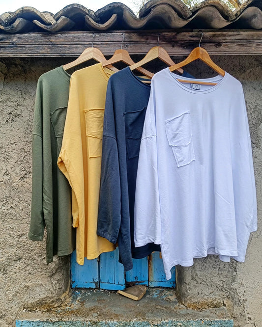 HANNIBAL μπλούζα oversized σε πολύ άνετη γραμμή - Bohoskull