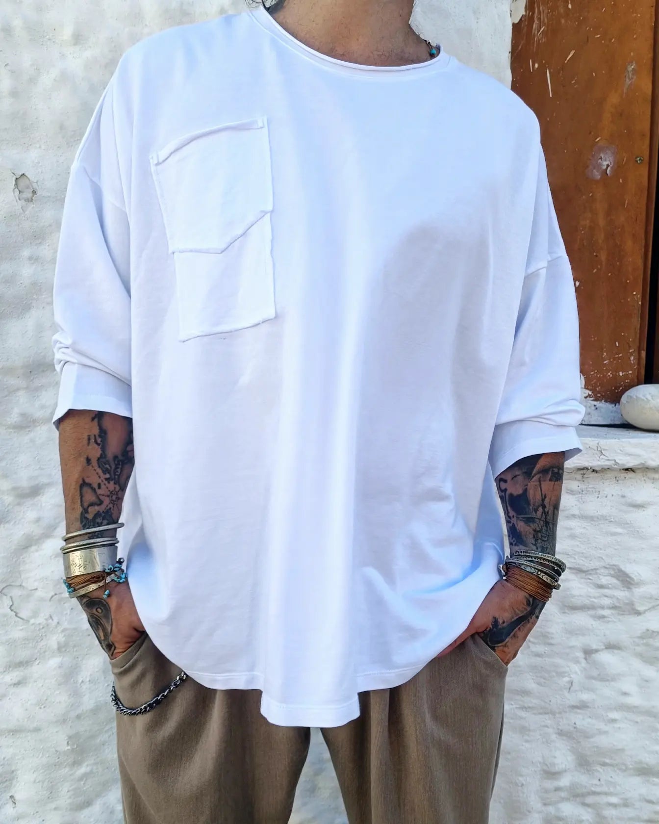 HANNIBAL μπλούζα oversized σε πολύ άνετη γραμμή - Bohoskull