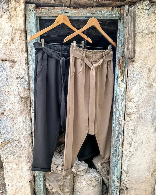 SEAN υφασμάτινο παντελόνι σε κανονική γραμμή - Bohoskull