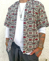 CONFEZIONATO Κιμονό με κανονική προς άνετη γραμμή - Bohoskull