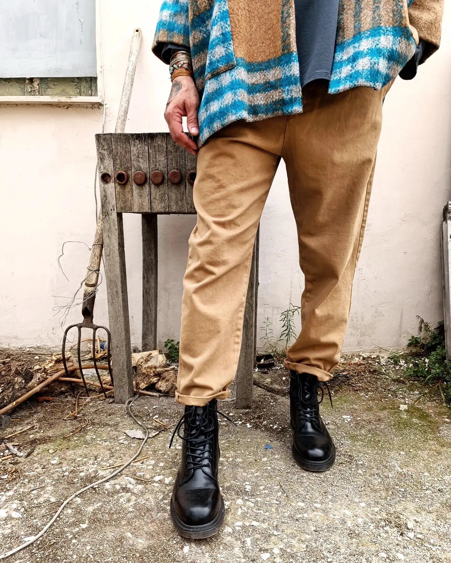 MYKOLA τζιν παντελόνι με κανονική προς άνετη γραμμή - Bohoskull