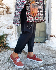 QUENTIN υφασμάτινο παντελόνι σε κανονική γραμμή - Bohoskull