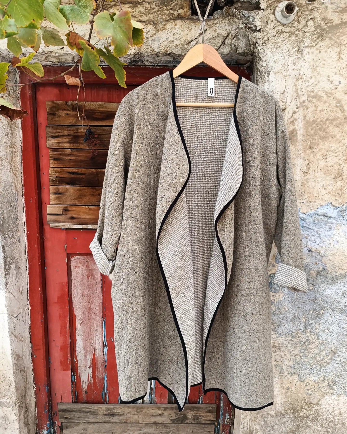 CHARLIE COAT one size με κανονική προς άνετη γραμμή - Bohoskull