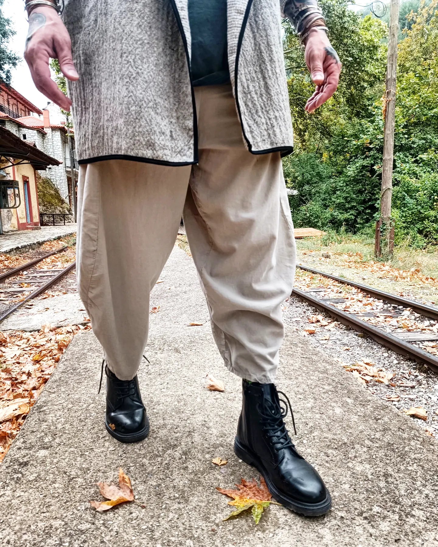 HECTOR baby cottle παντελόνι onesize σε πολύ άνετη γραμμή - Bohoskull